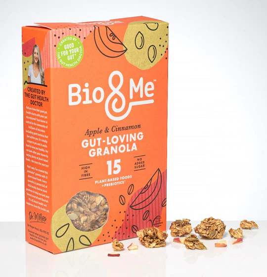 bio & me apple cinnamon granola