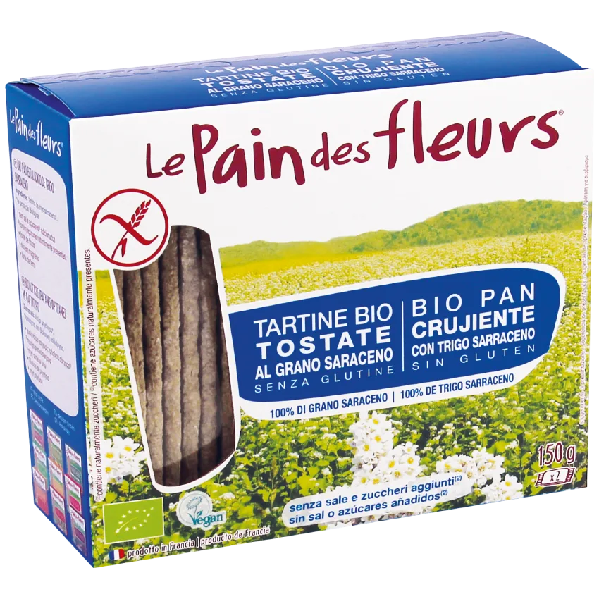 Le Pain Des Fleurs GF Buckwheat Crispbreads 150g