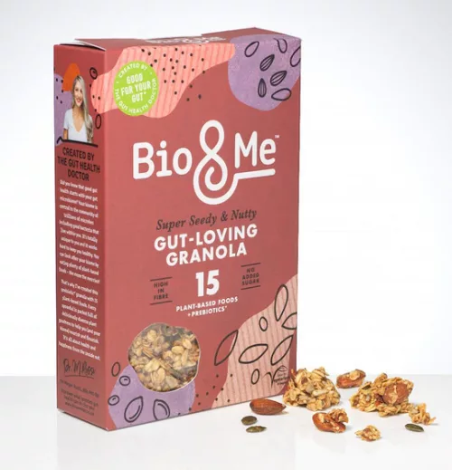 bio & me super seedy nutty granola
